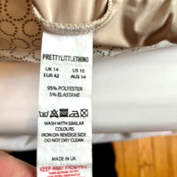 Pretty Little Things Long Sleeves Square Neck Bodysuit Size 10 - Picture 5 of 5